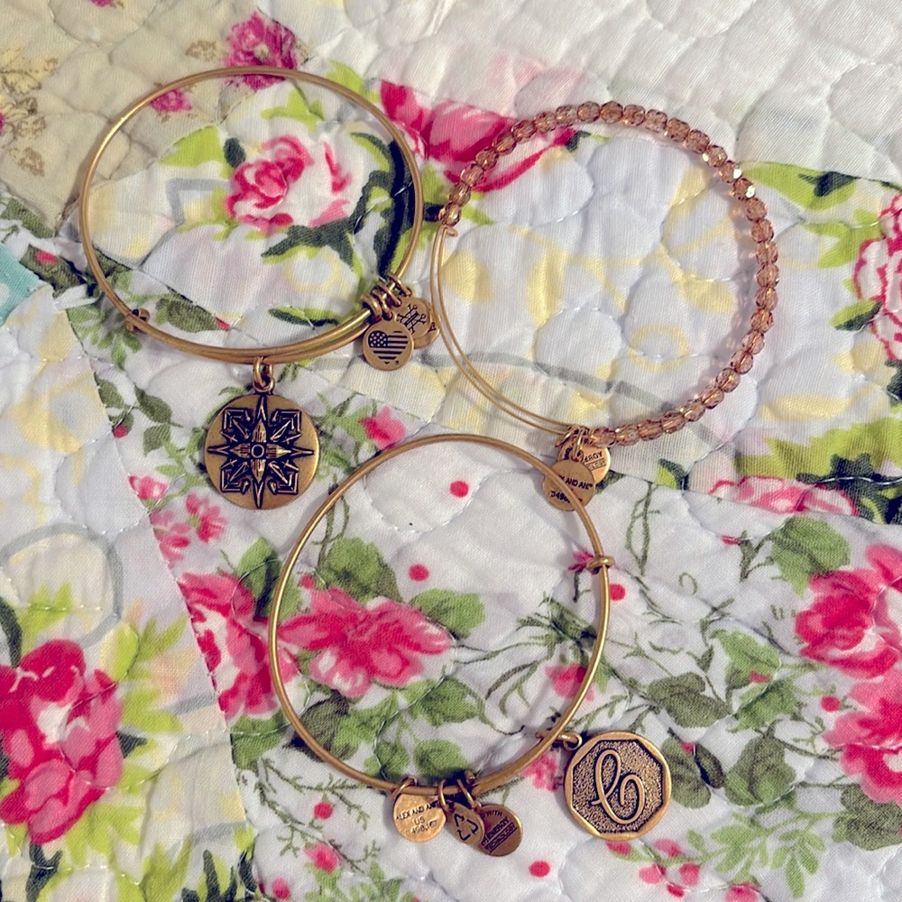 Set of Alex and Ani Bracelets